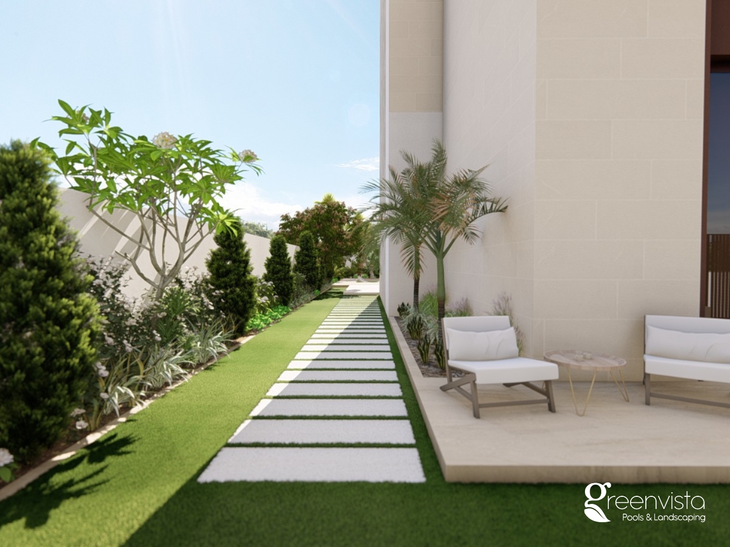 expert garden design and development in Dubai Hills Estate